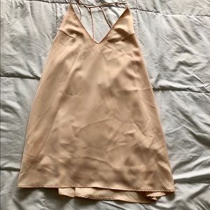 Blush Pink Strappy Dress